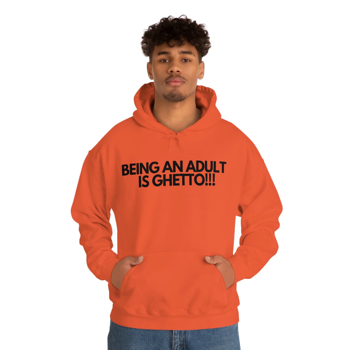 Adulting Unisex Heavy Blend™ Hooded Sweatshirt