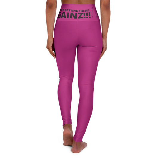 Pink High Waisted Yoga Leggings