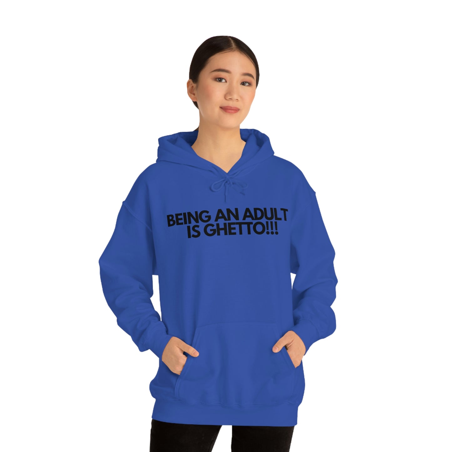 Adulting Unisex Heavy Blend™ Hooded Sweatshirt