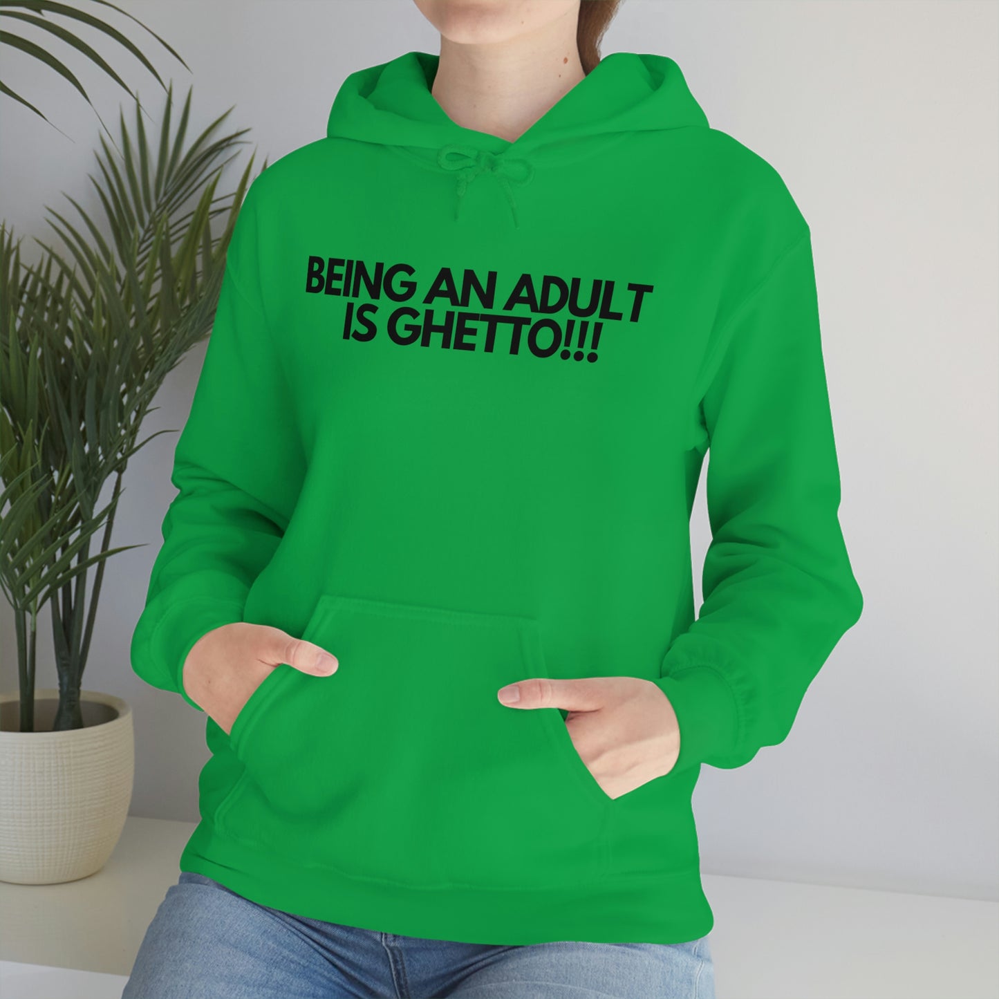 Adulting Unisex Heavy Blend™ Hooded Sweatshirt