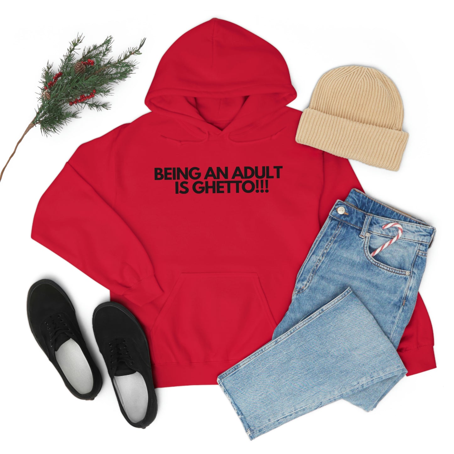Adulting Unisex Heavy Blend™ Hooded Sweatshirt