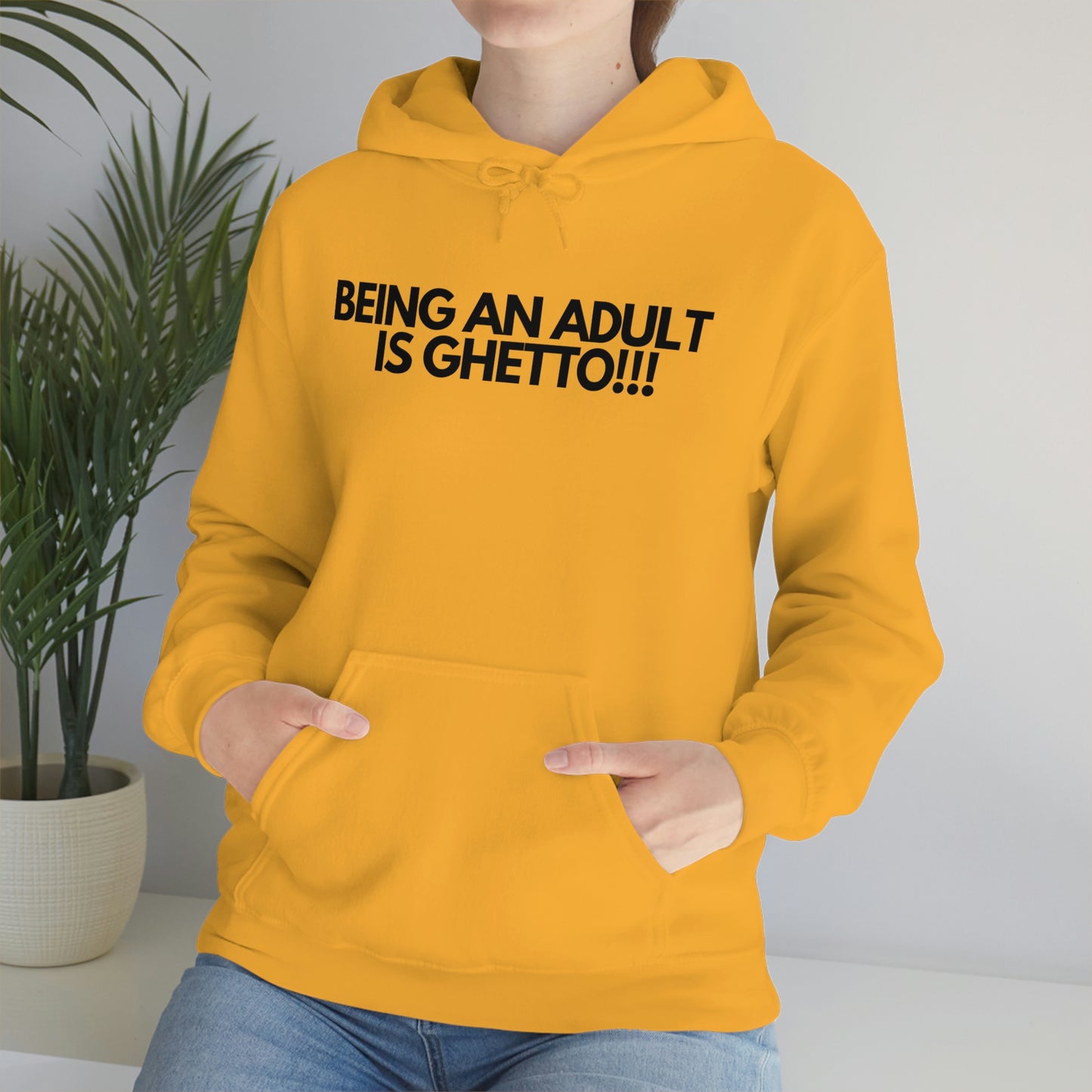 Adulting Unisex Heavy Blend™ Hooded Sweatshirt