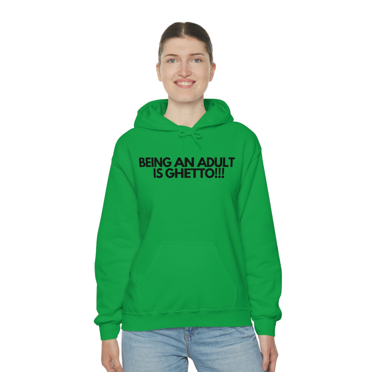 Adulting Unisex Heavy Blend™ Hooded Sweatshirt