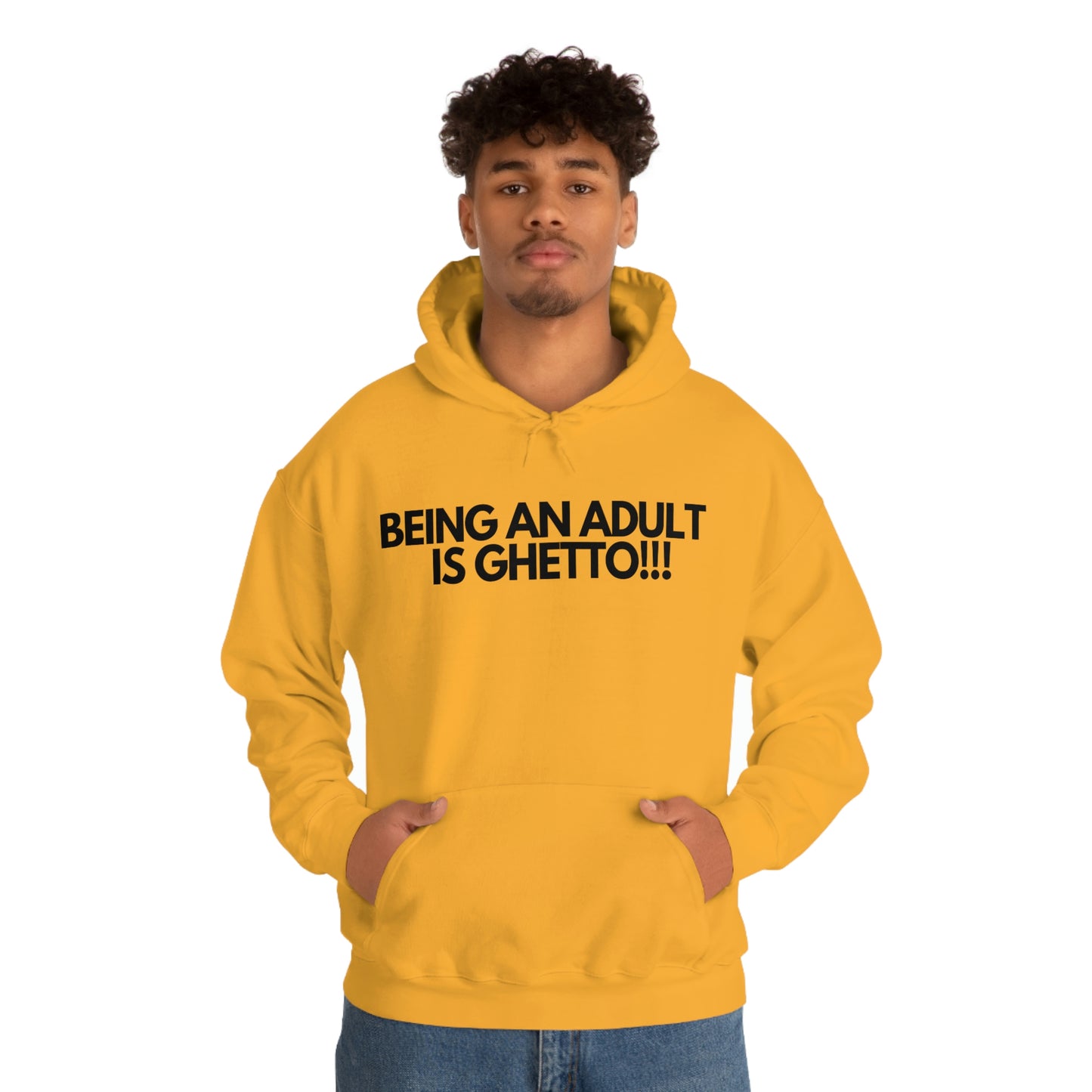 Adulting Unisex Heavy Blend™ Hooded Sweatshirt