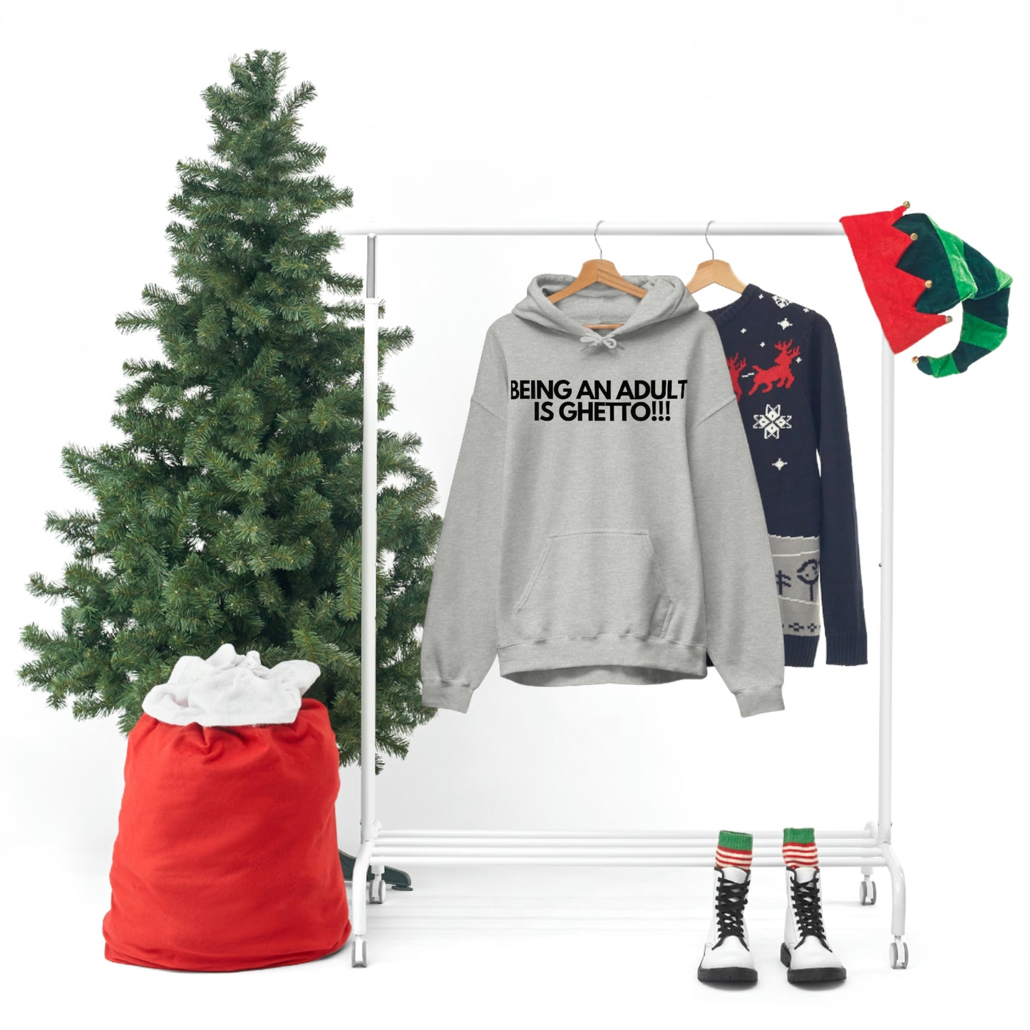 Adulting Unisex Heavy Blend™ Hooded Sweatshirt