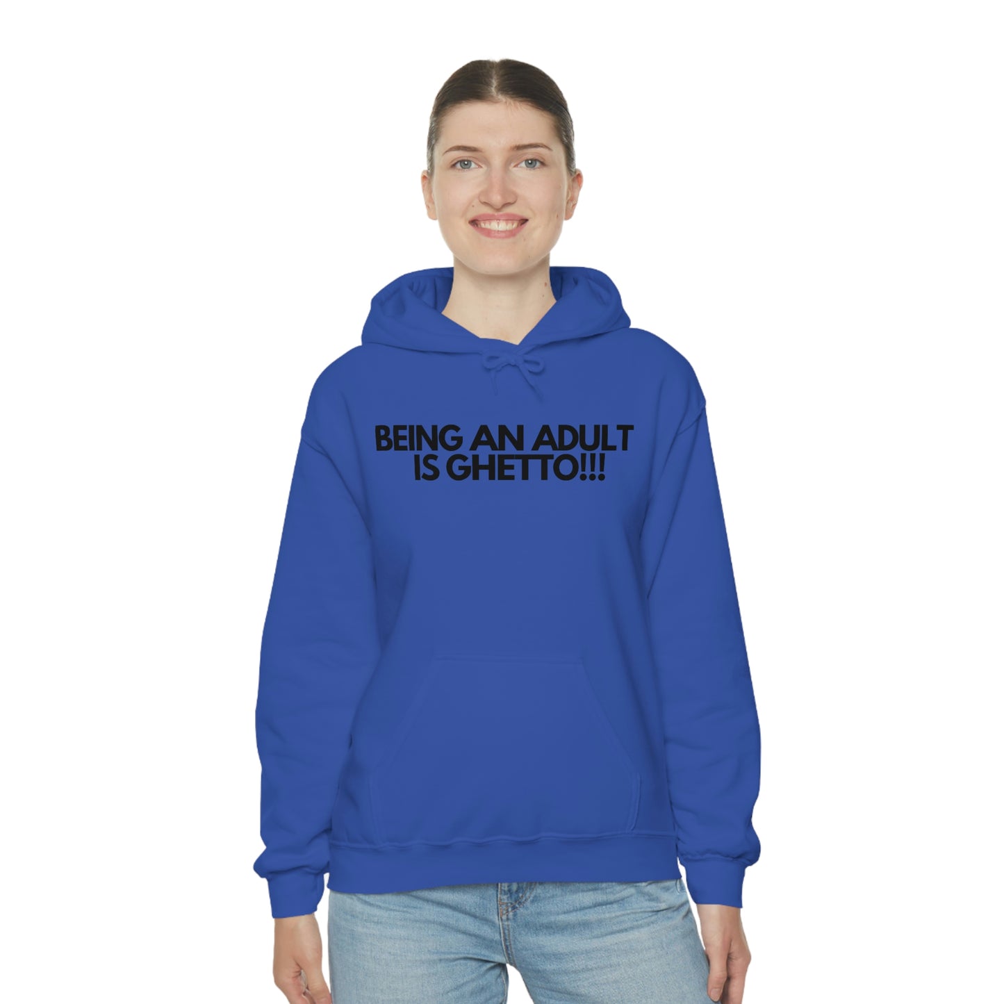 Adulting Unisex Heavy Blend™ Hooded Sweatshirt