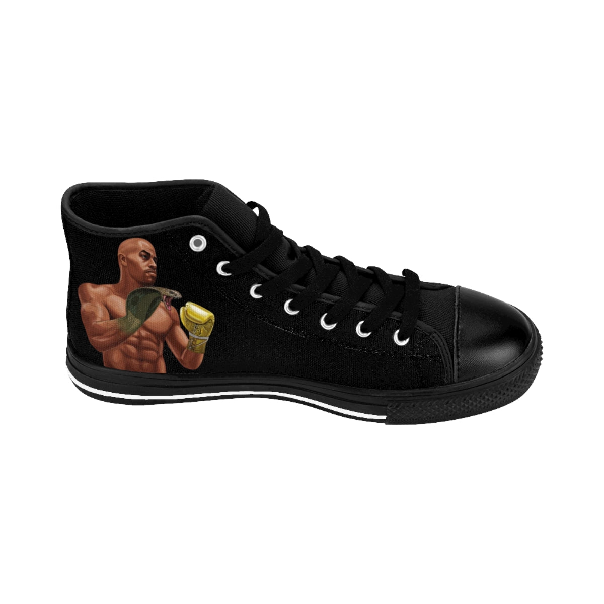 Men's High-top Sneakers Black