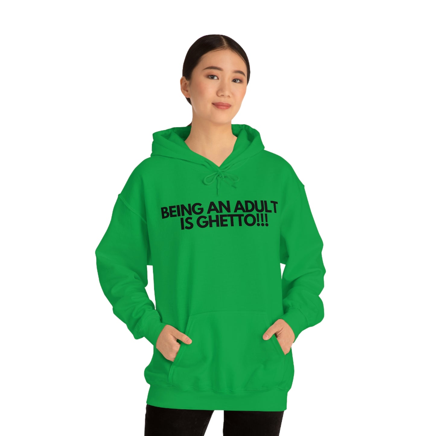 Adulting Unisex Heavy Blend™ Hooded Sweatshirt