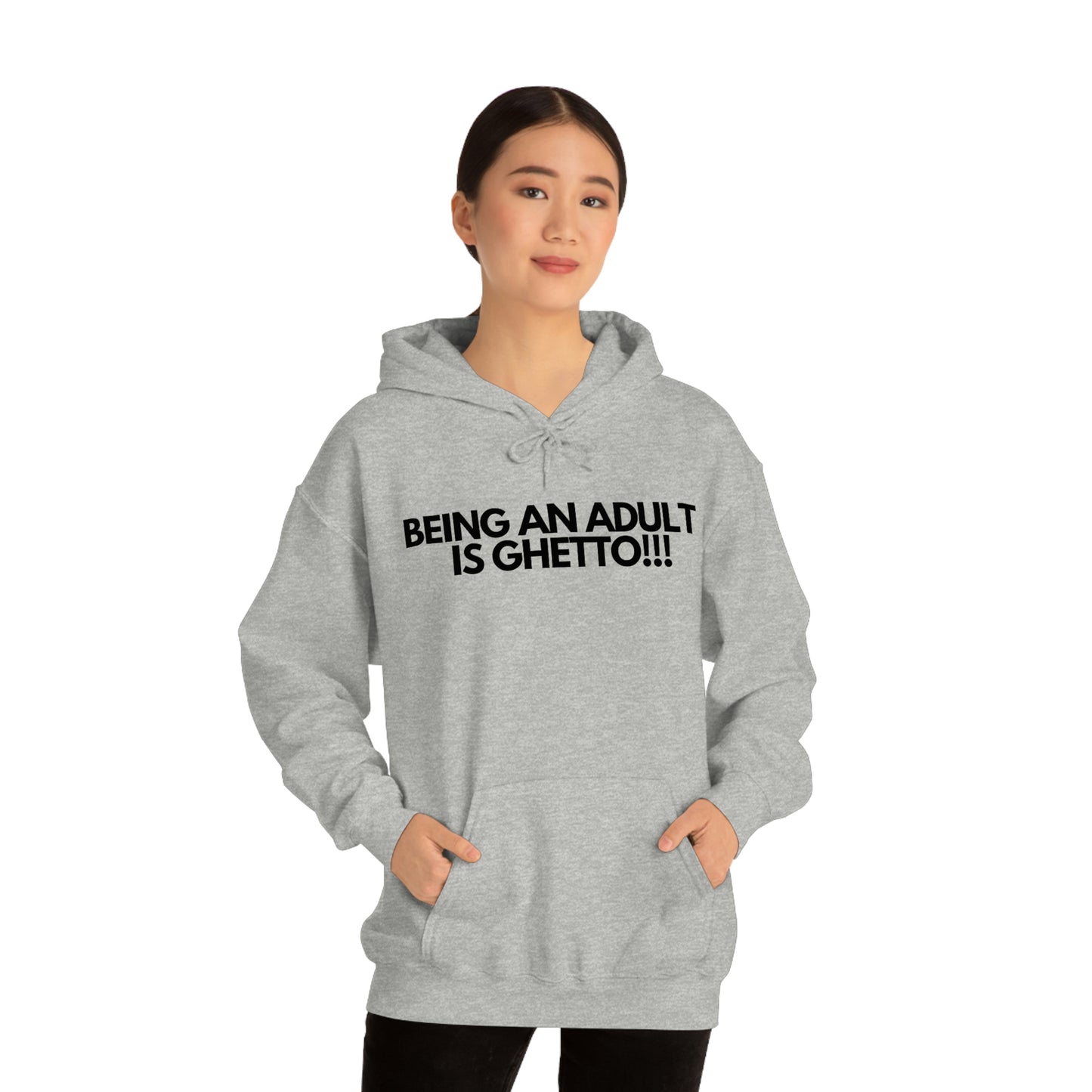 Adulting Unisex Heavy Blend™ Hooded Sweatshirt