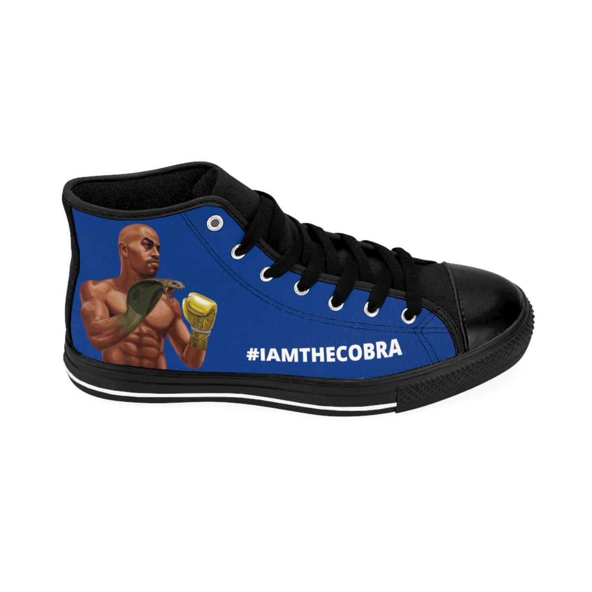 Men's High-top Sneakers Blue
