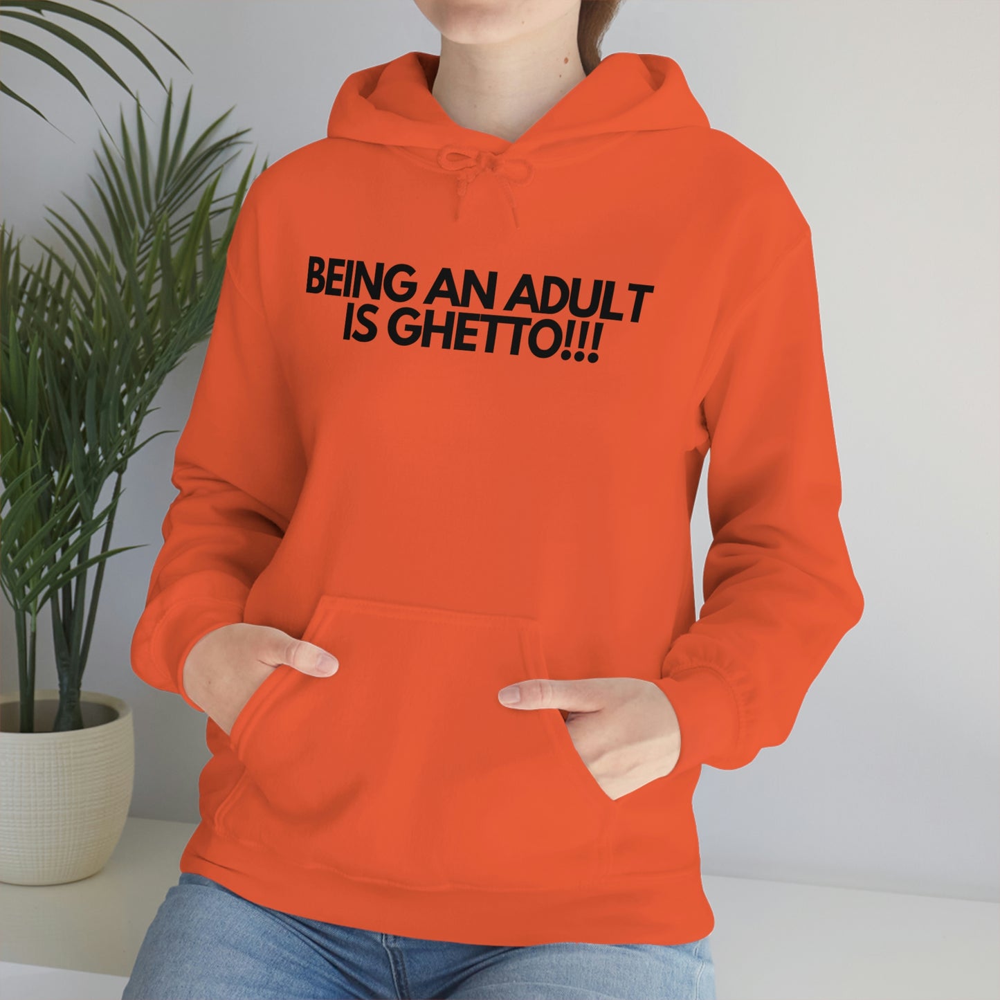 Adulting Unisex Heavy Blend™ Hooded Sweatshirt