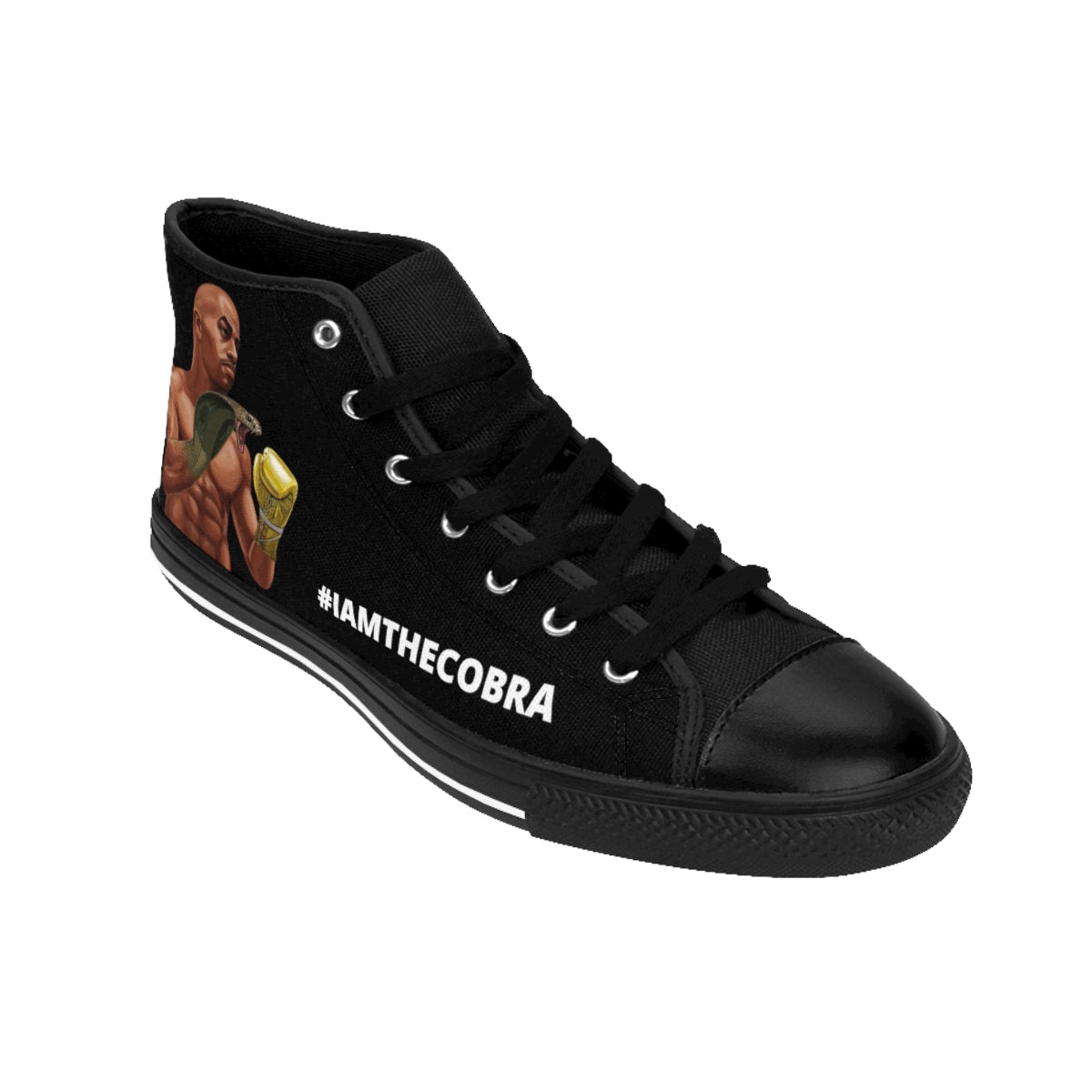 Men's High-top Sneakers Black