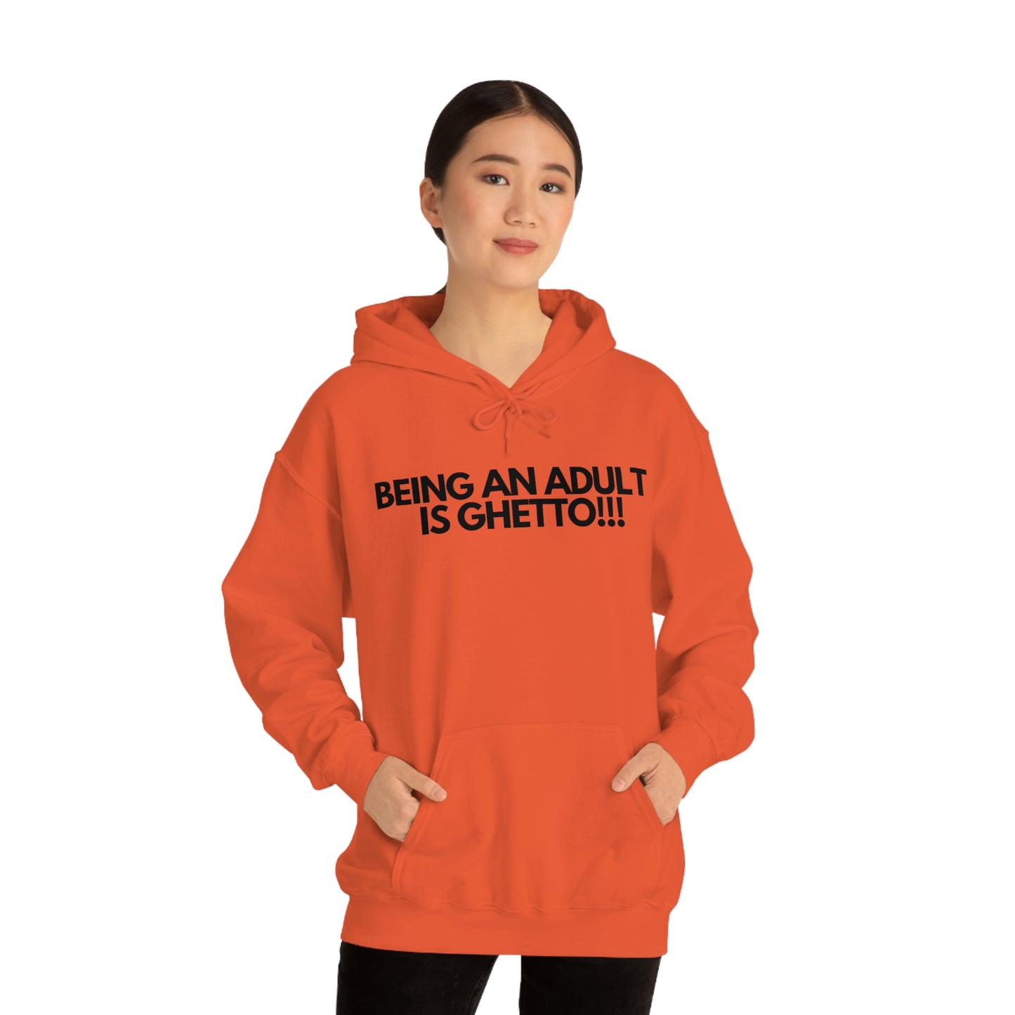 Adulting Unisex Heavy Blend™ Hooded Sweatshirt