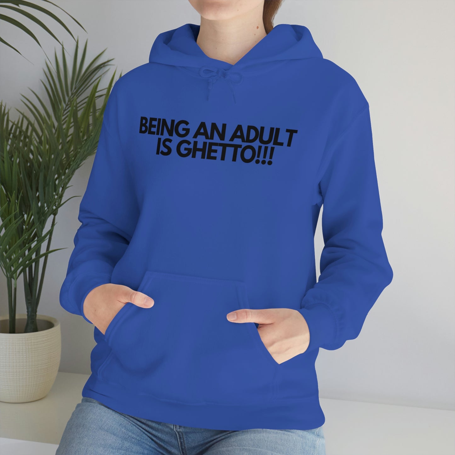 Adulting Unisex Heavy Blend™ Hooded Sweatshirt