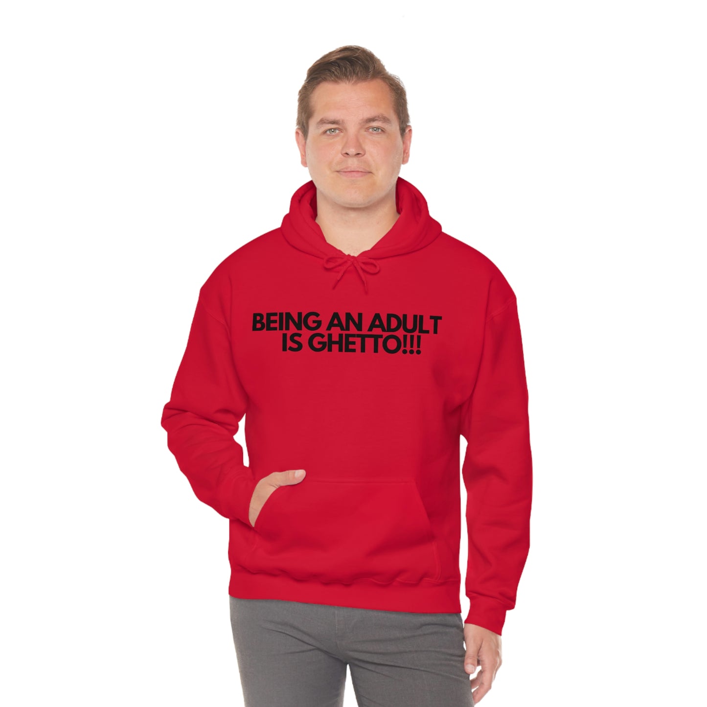 Adulting Unisex Heavy Blend™ Hooded Sweatshirt