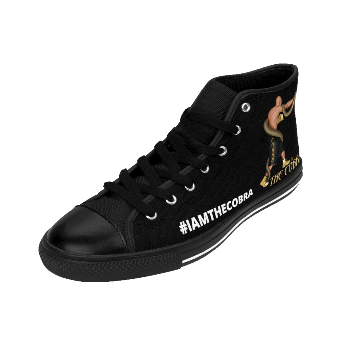 Men's High-top Sneakers Black