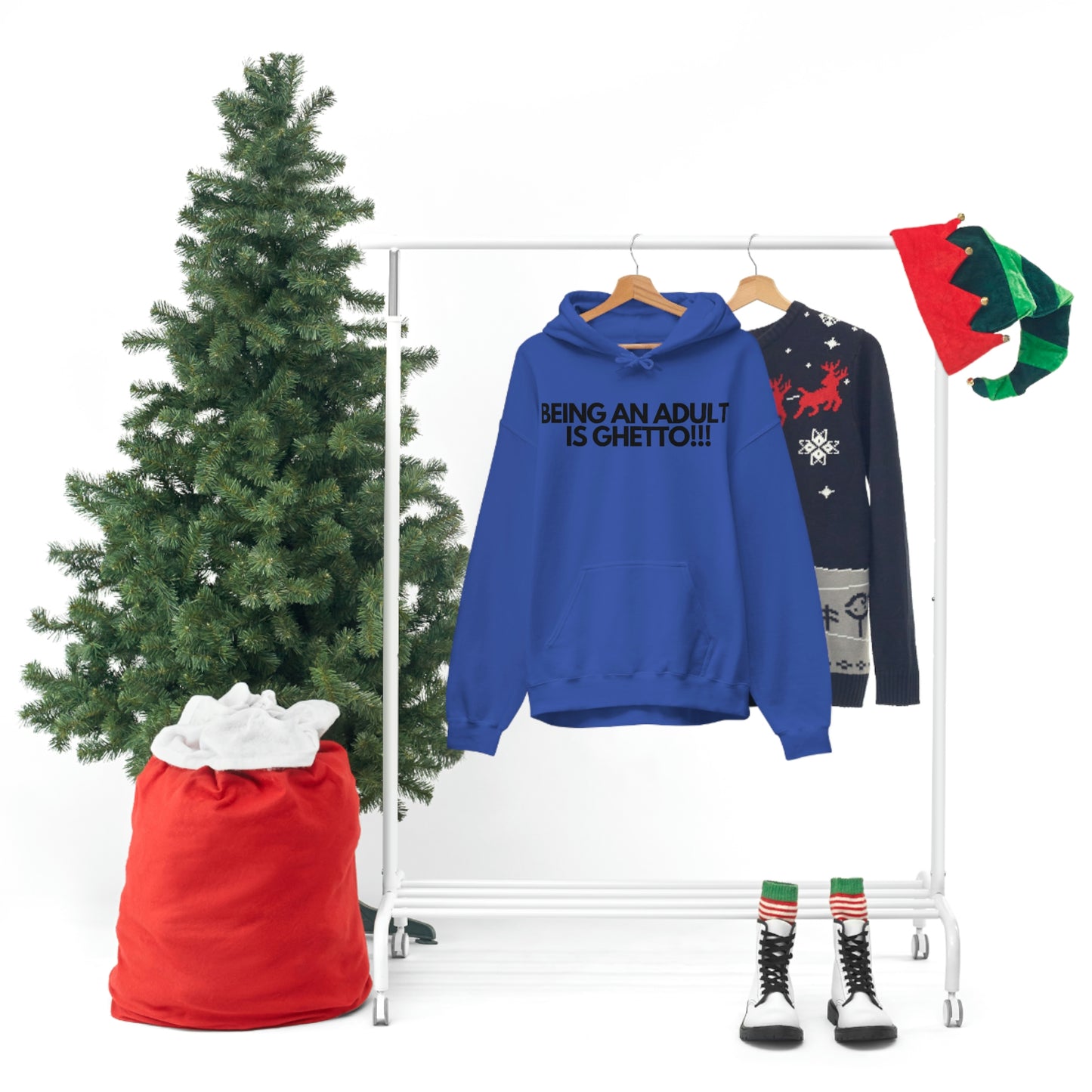 Adulting Unisex Heavy Blend™ Hooded Sweatshirt