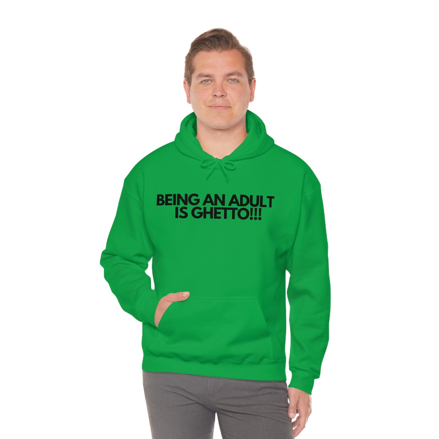 Adulting Unisex Heavy Blend™ Hooded Sweatshirt