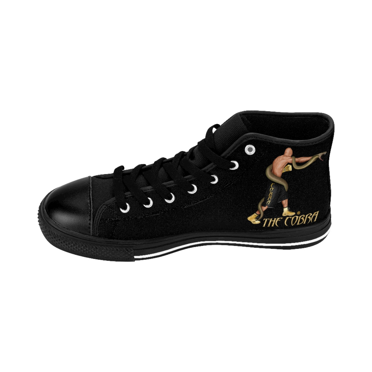 Men's High-top Sneakers Black
