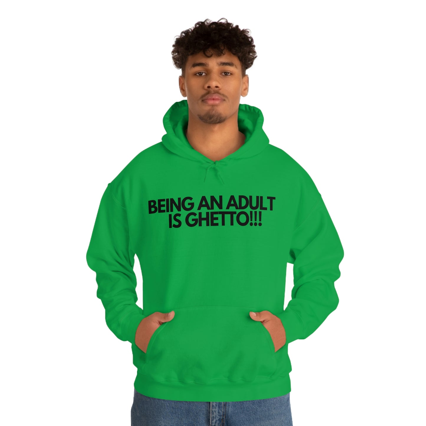 Adulting Unisex Heavy Blend™ Hooded Sweatshirt