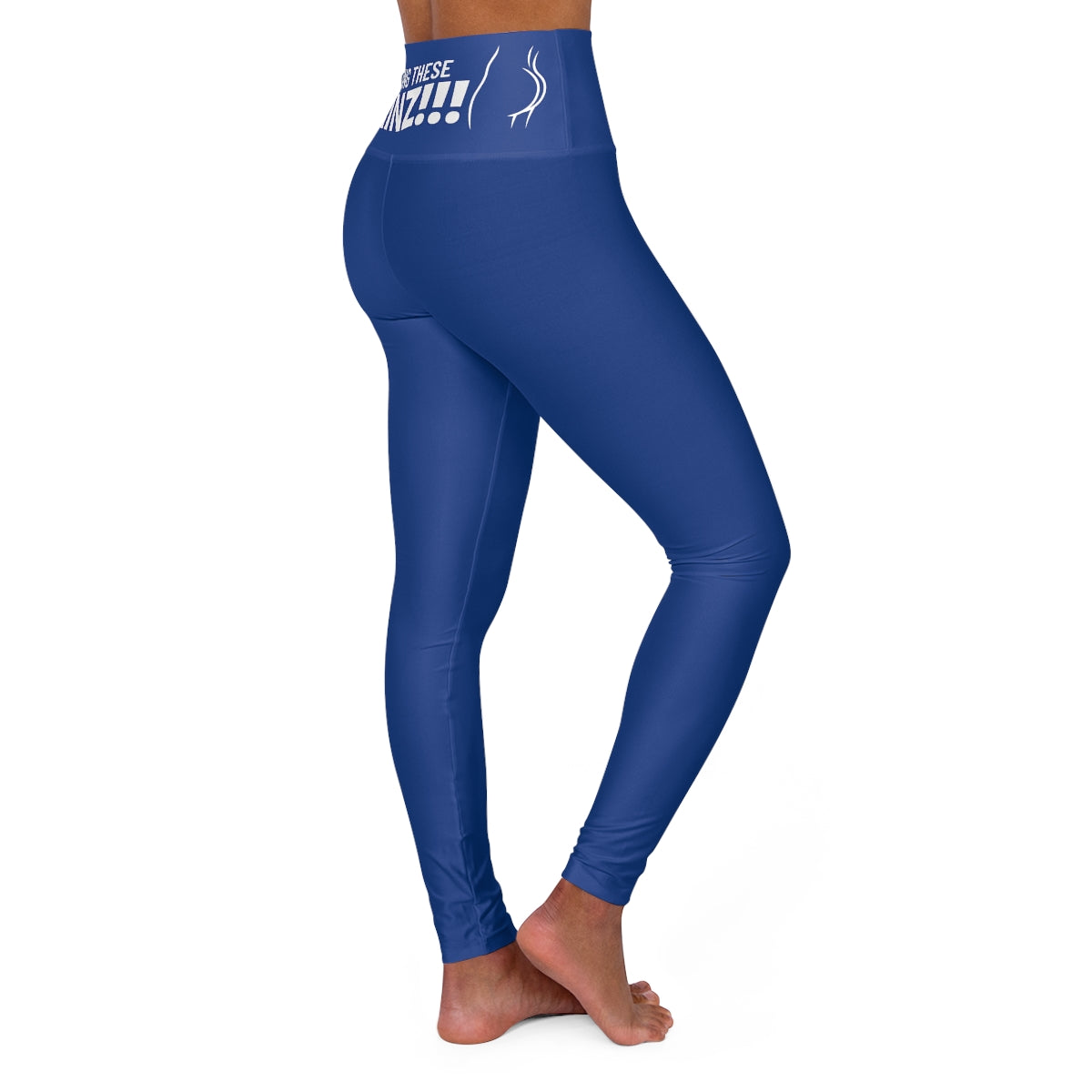 Blue High Waisted Yoga Leggings