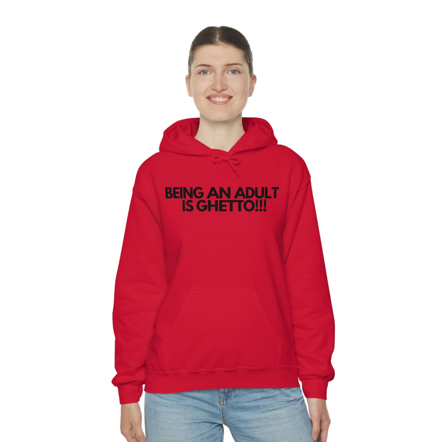 Adulting Unisex Heavy Blend™ Hooded Sweatshirt