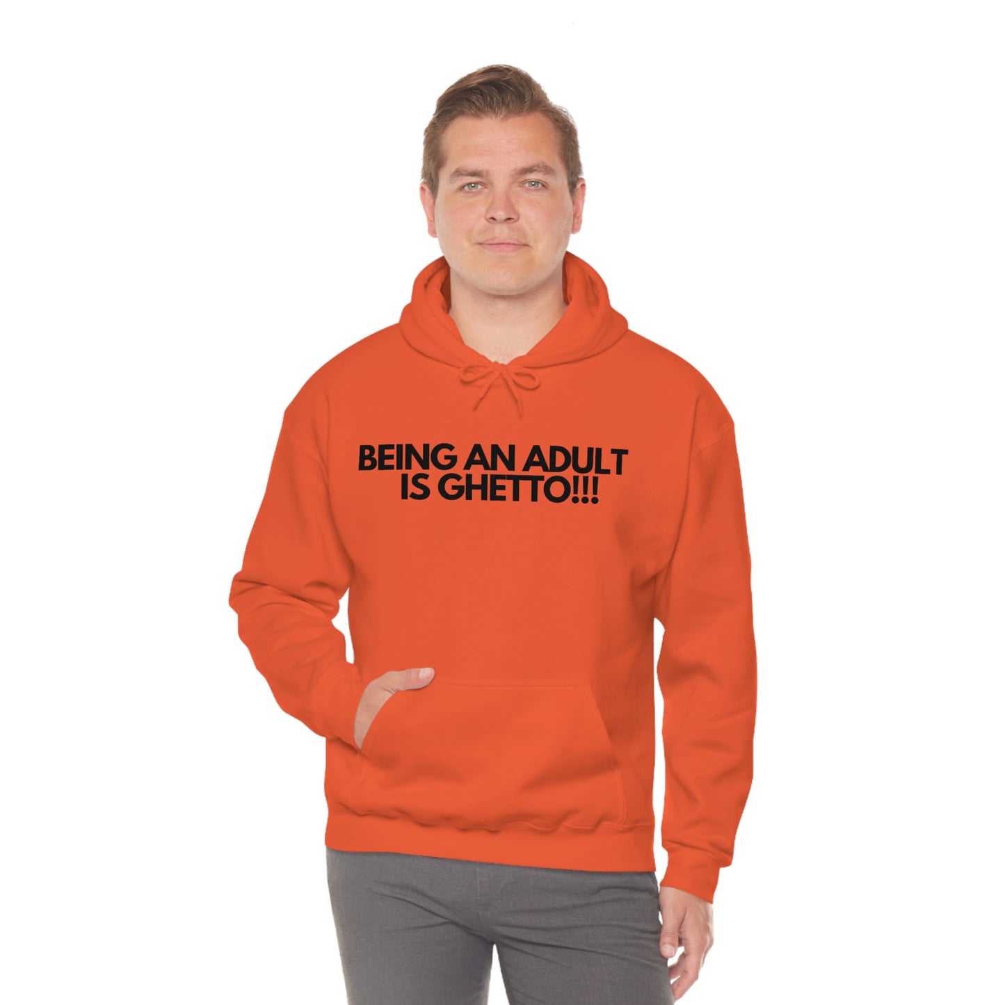 Adulting Unisex Heavy Blend™ Hooded Sweatshirt
