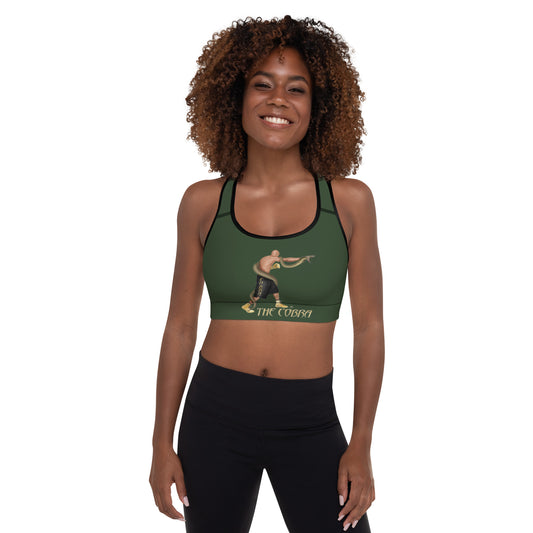 Green Cobra Padded Sports Bra