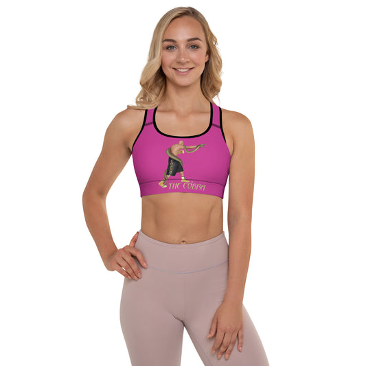 Pink Cobra Padded Sports Bra