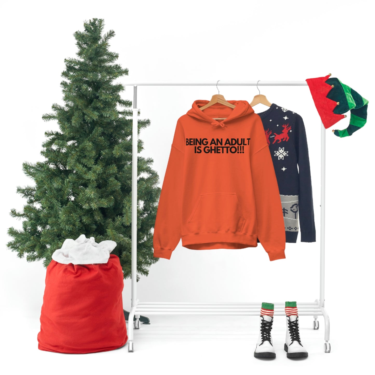 Adulting Unisex Heavy Blend™ Hooded Sweatshirt