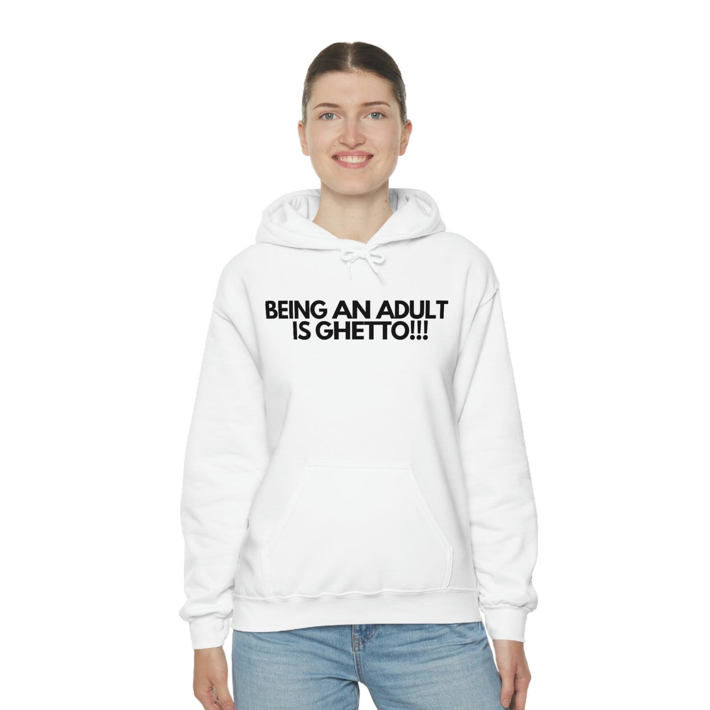 Adulting Unisex Heavy Blend™ Hooded Sweatshirt