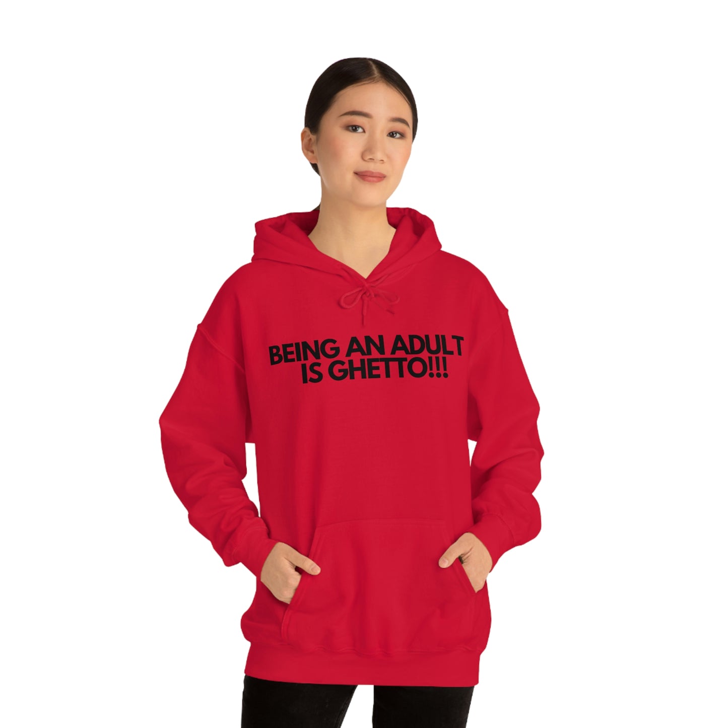 Adulting Unisex Heavy Blend™ Hooded Sweatshirt