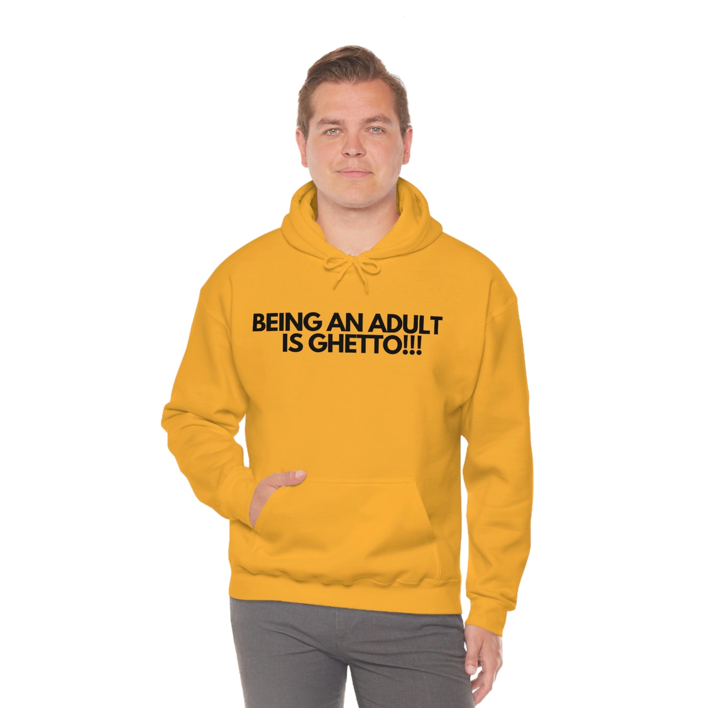Adulting Unisex Heavy Blend™ Hooded Sweatshirt