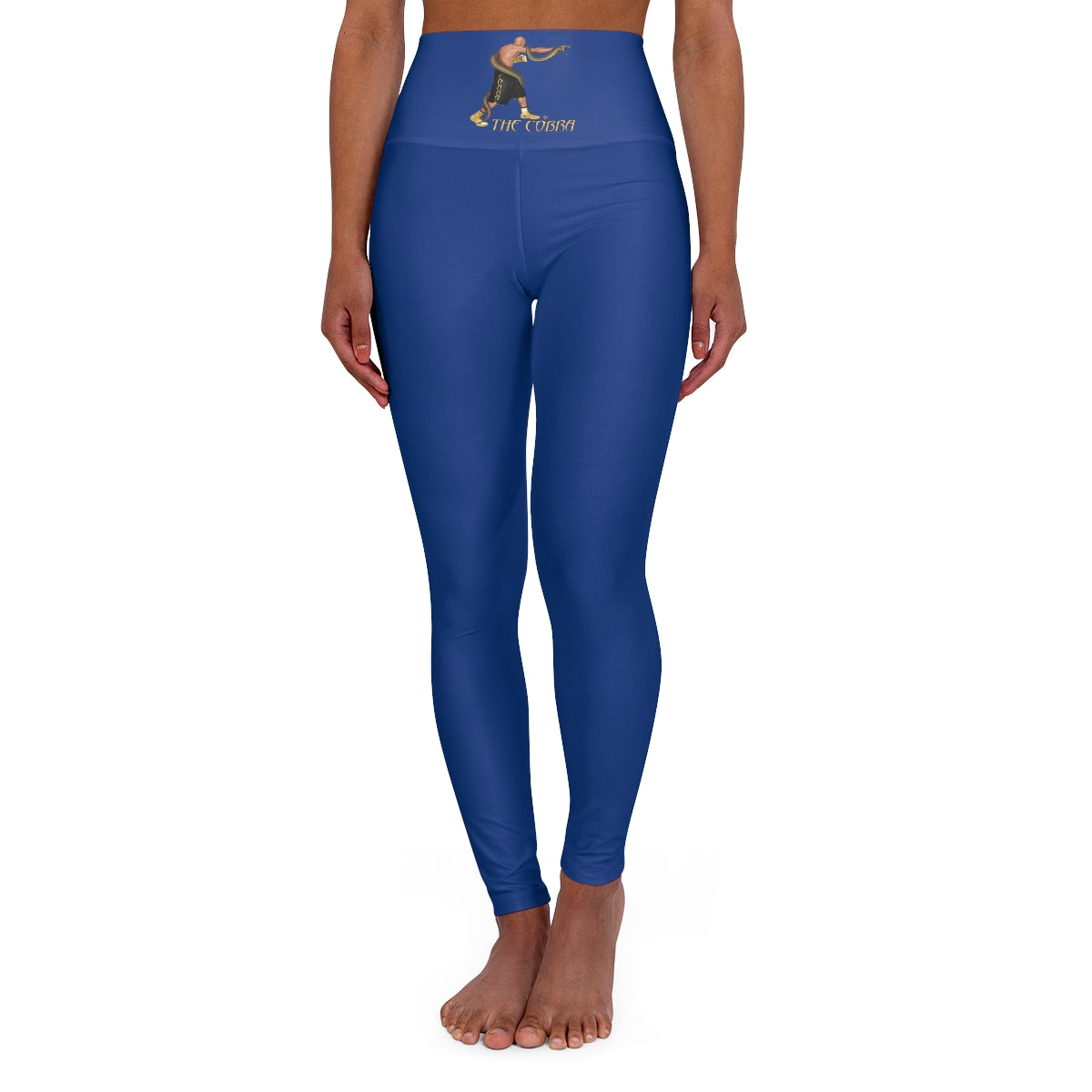 Blue High Waisted Yoga Leggings