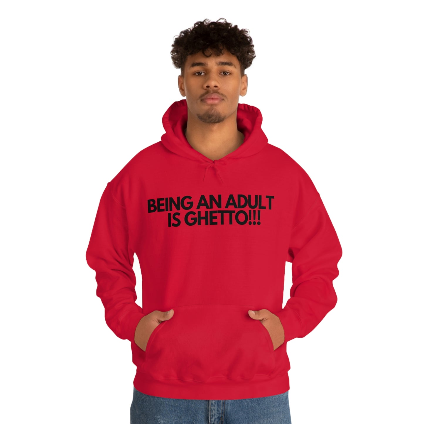 Adulting Unisex Heavy Blend™ Hooded Sweatshirt