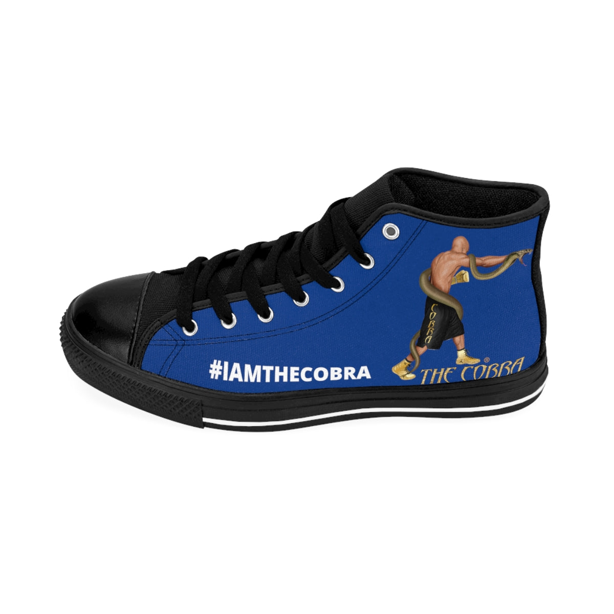 Men's High-top Sneakers Blue