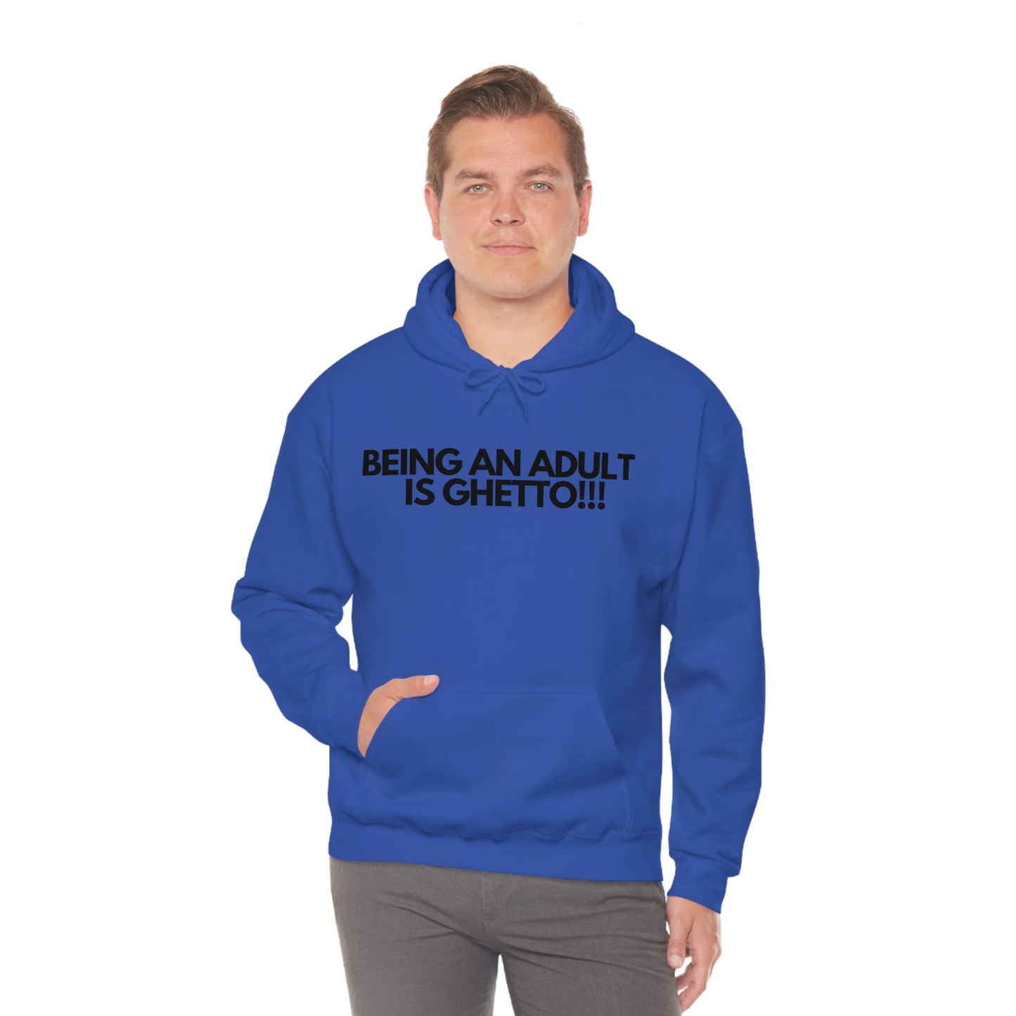 Adulting Unisex Heavy Blend™ Hooded Sweatshirt