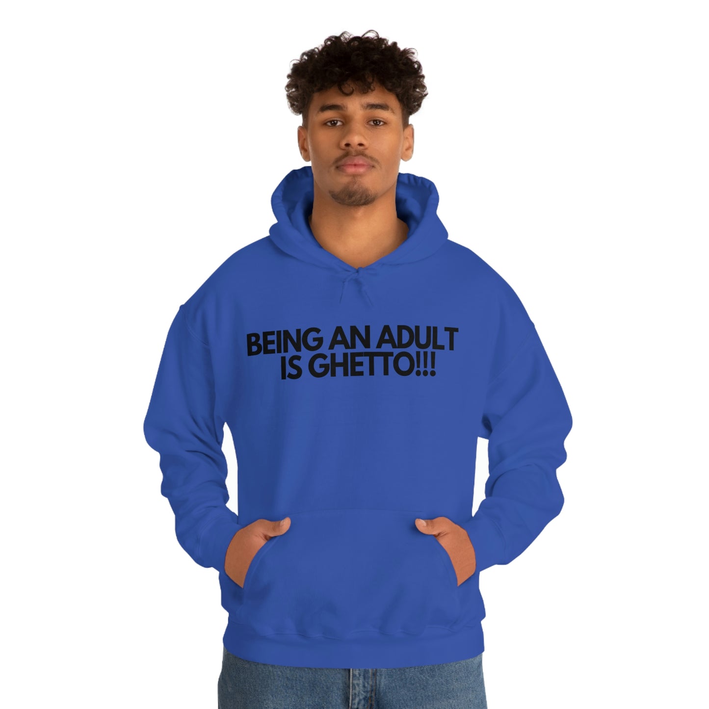 Adulting Unisex Heavy Blend™ Hooded Sweatshirt