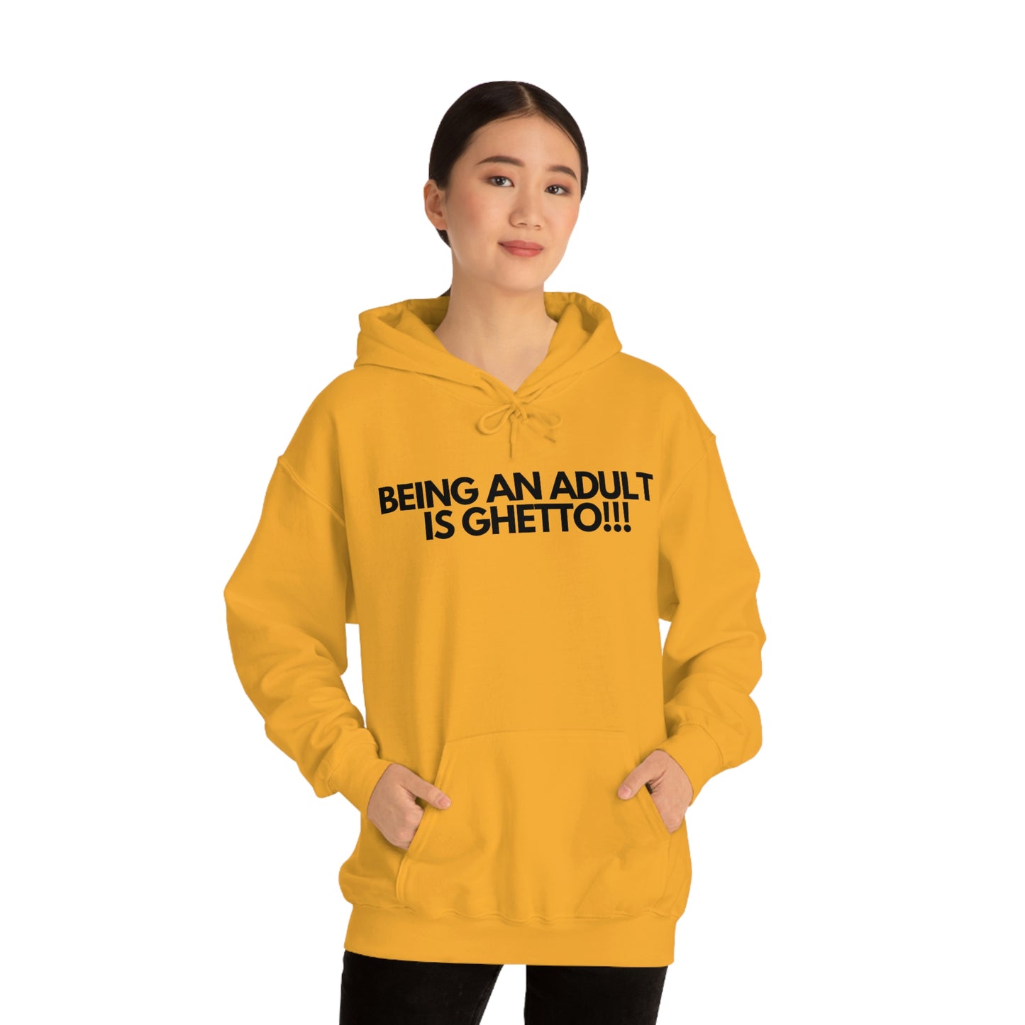 Adulting Unisex Heavy Blend™ Hooded Sweatshirt