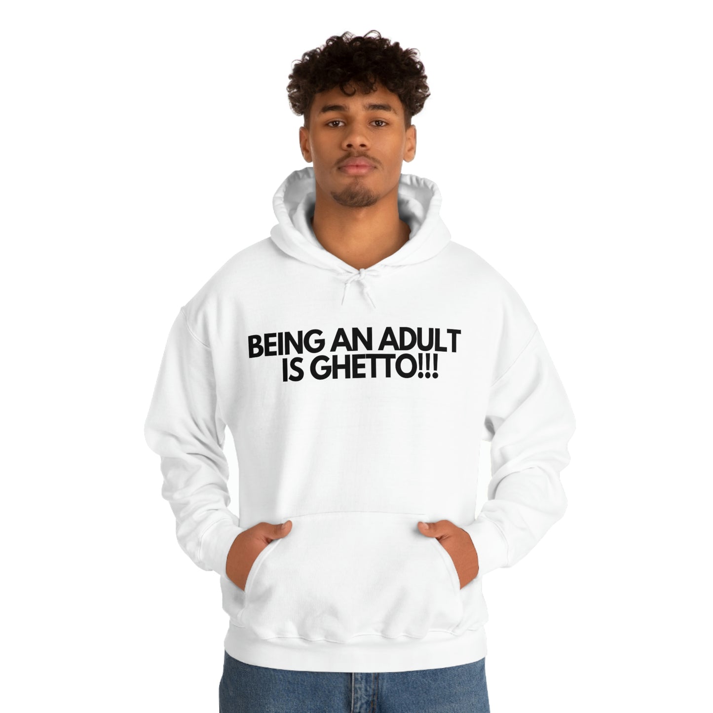 Adulting Unisex Heavy Blend™ Hooded Sweatshirt