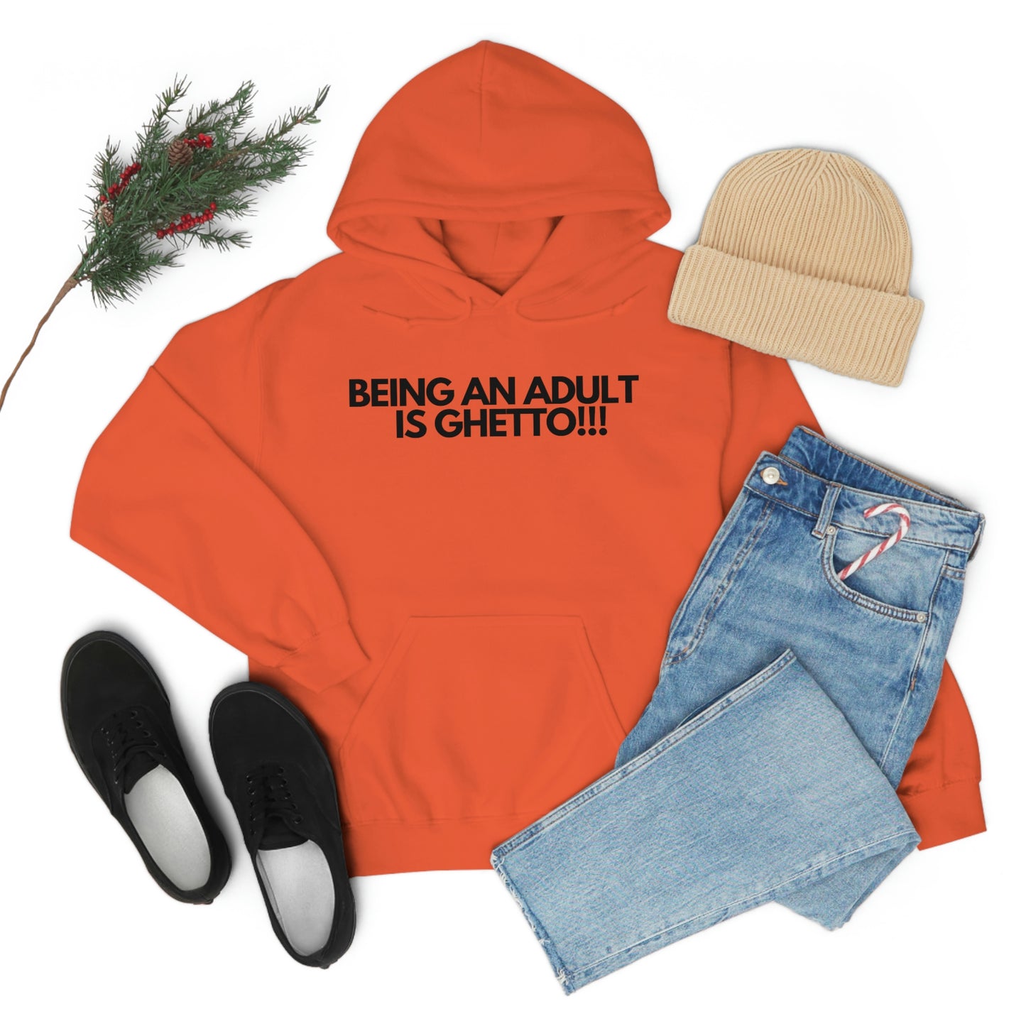 Adulting Unisex Heavy Blend™ Hooded Sweatshirt