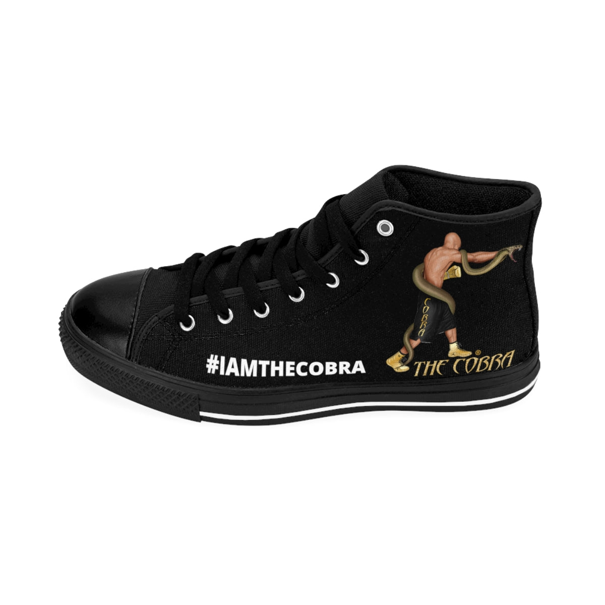 Men's High-top Sneakers Black