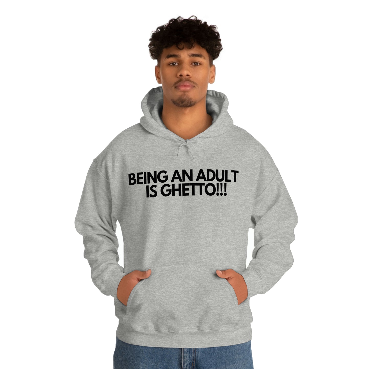 Adulting Unisex Heavy Blend™ Hooded Sweatshirt