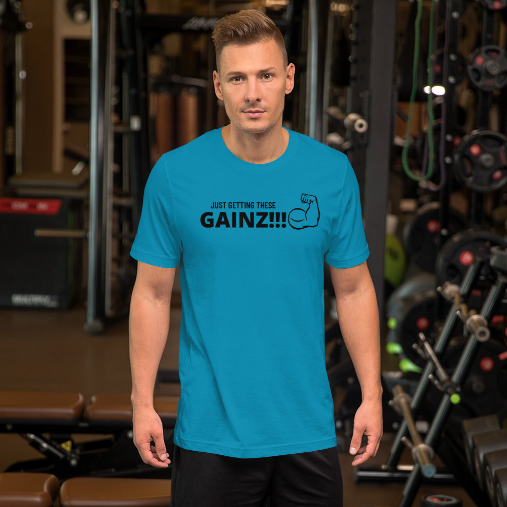 Gainz T-Shirt ( Black letters )
