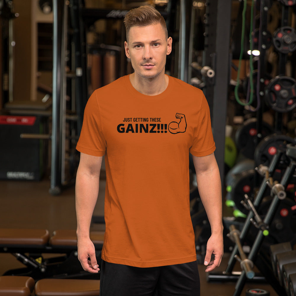Gainz T-Shirt ( Black letters )
