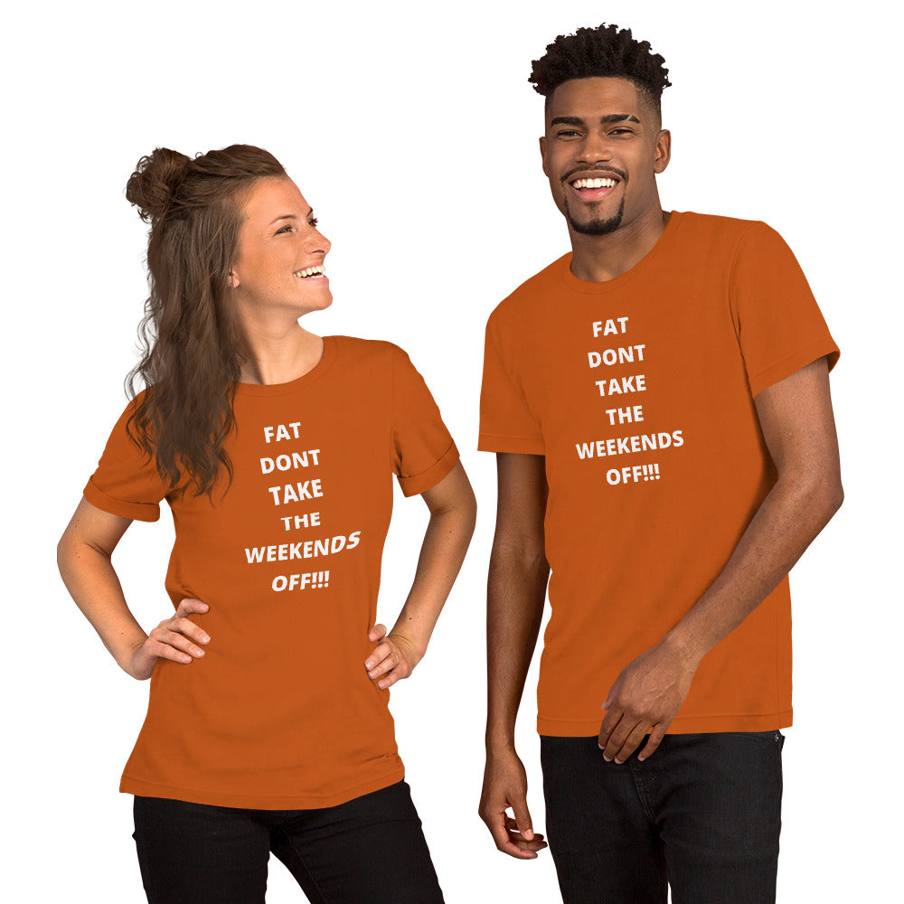 No Days Off Short-Sleeve Unisex T-Shirt