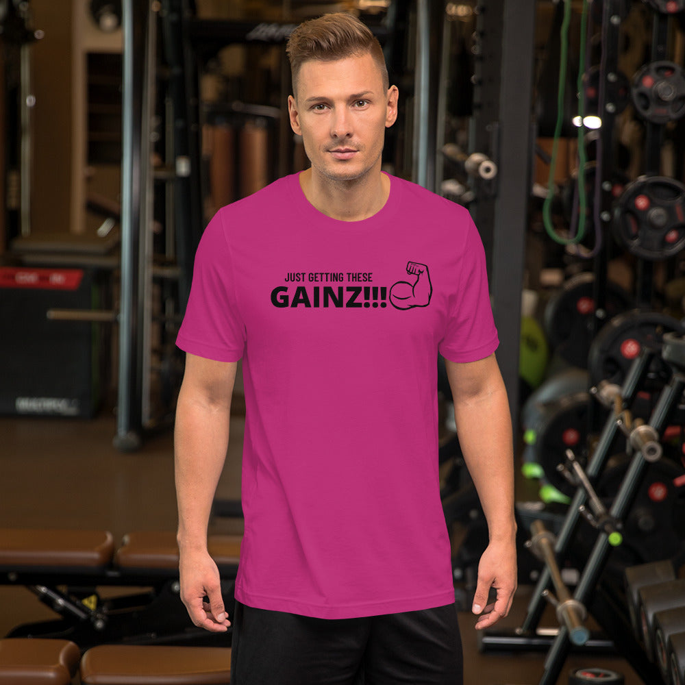 Gainz T-Shirt ( Black letters )