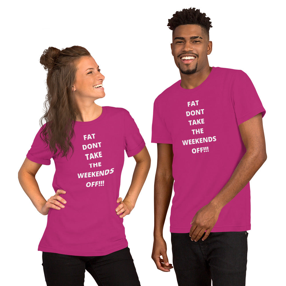 No Days Off Short-Sleeve Unisex T-Shirt