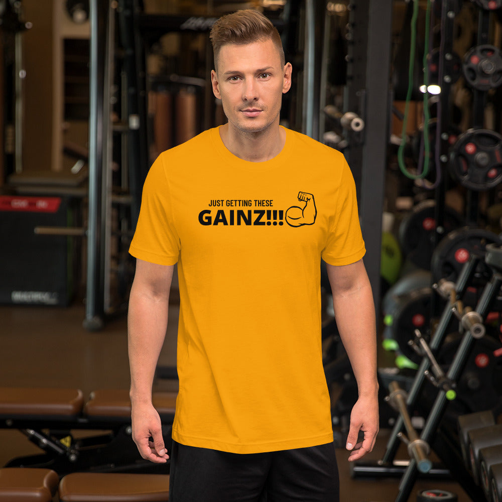 Gainz T-Shirt ( Black letters )