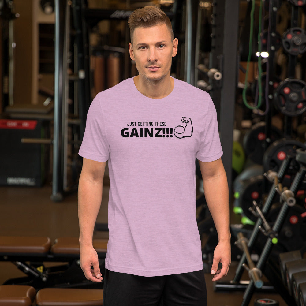 Gainz T-Shirt ( Black letters )